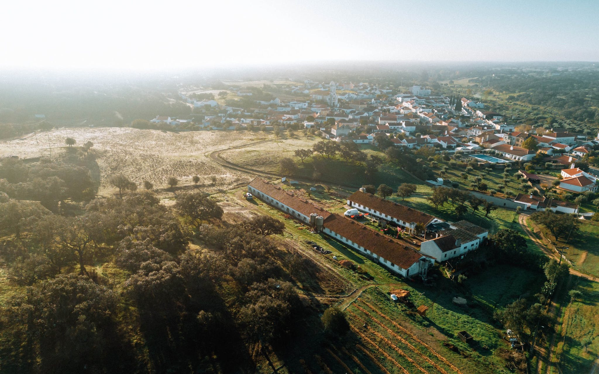 Aerial view of TDF